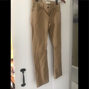 Boys slim khakis